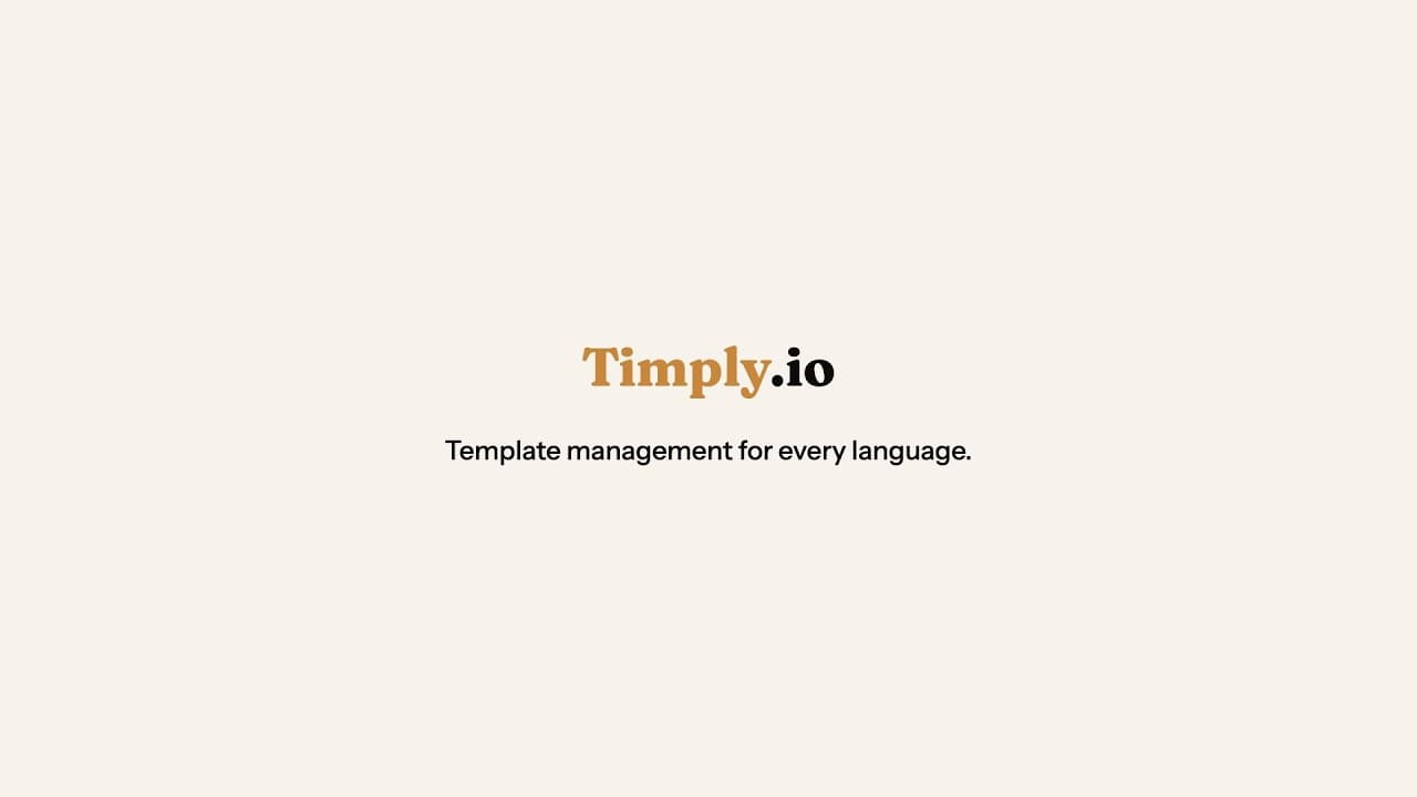 Timply introduction video thumbnail